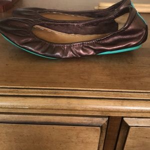 Raspberry truffle tieks size 8